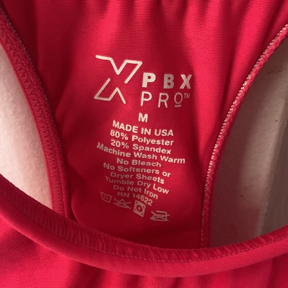 X PBX PRO Workout Tank Top w/ Sports Bra Size M - Picture 2 of 4